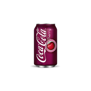 Une canette de Coca-Cola Cherry 33cl