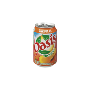 Une canette d'Oasis Tropical de 33cl