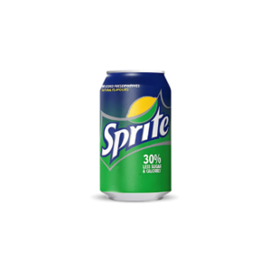 Une canette de Sprite 33cl